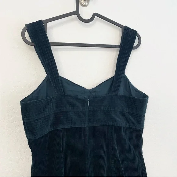 Madewell - Deep Green Corduroy Mini Dress- 4 - Picture 12 of 16